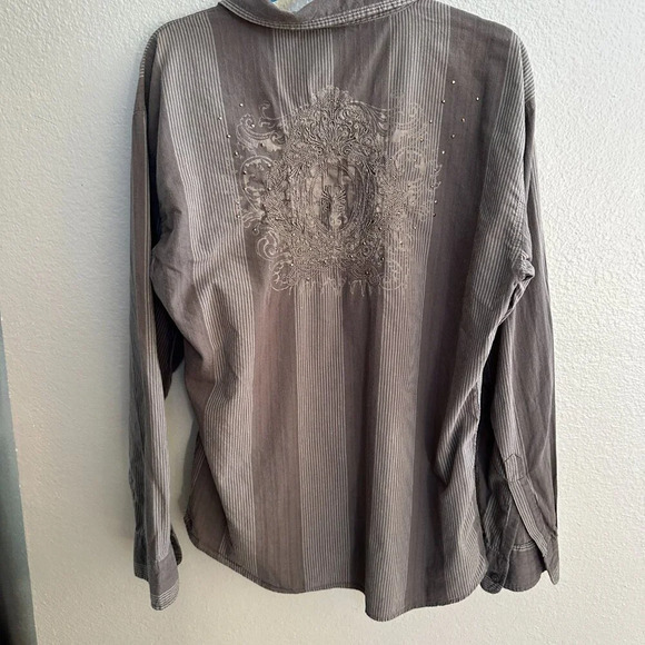 Men's Collared Dress Shirt Size Large - Picture 5 of 8